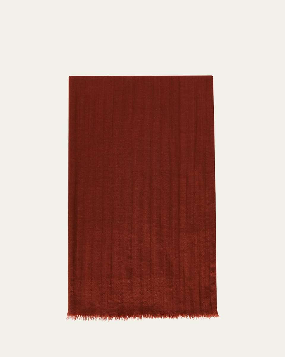 Jacquard Cashmere Maxi Stole